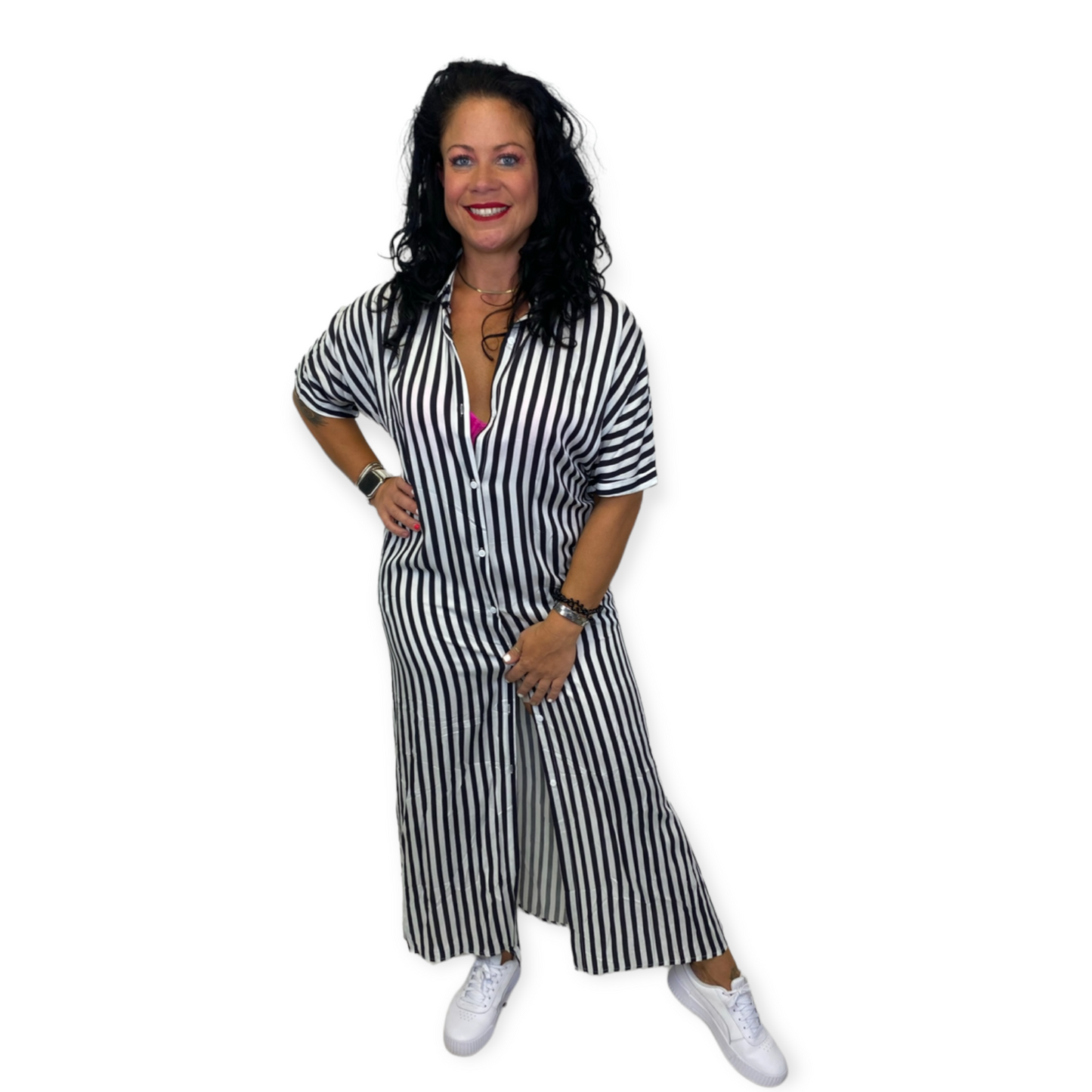 Mystique Striped Kimono - Changing Room Boutique