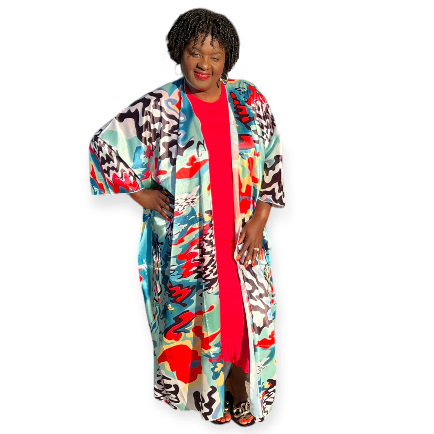 Let's Stroll Kimono - Changing Room Boutique