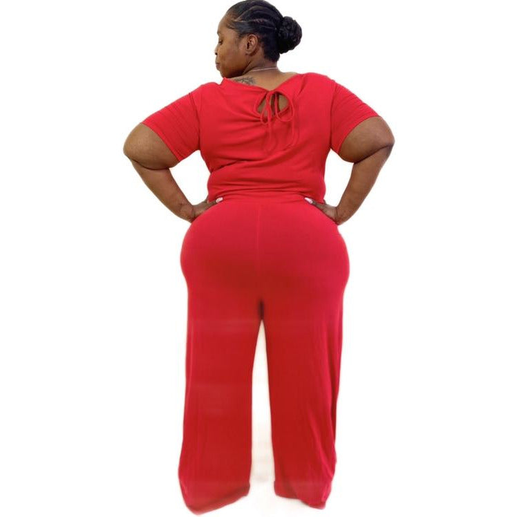 CURVY "Gloria" Classy Jumpsuit - Changing Room Boutique