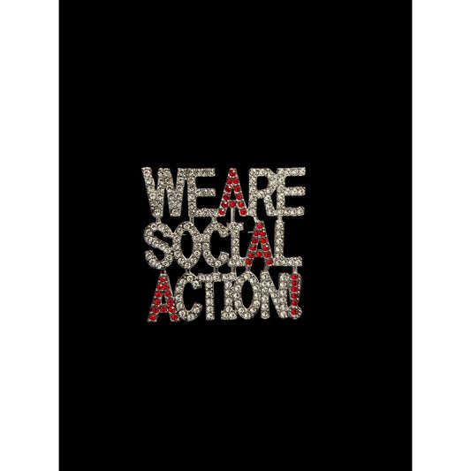 R- We are Social Action Brooch - Changing Room Boutique