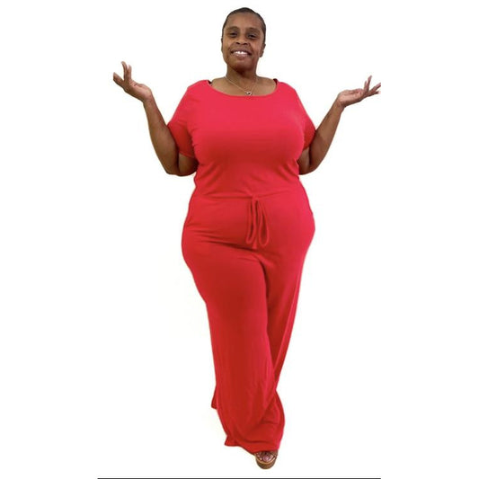 CURVY "Gloria" Classy Jumpsuit - Changing Room Boutique