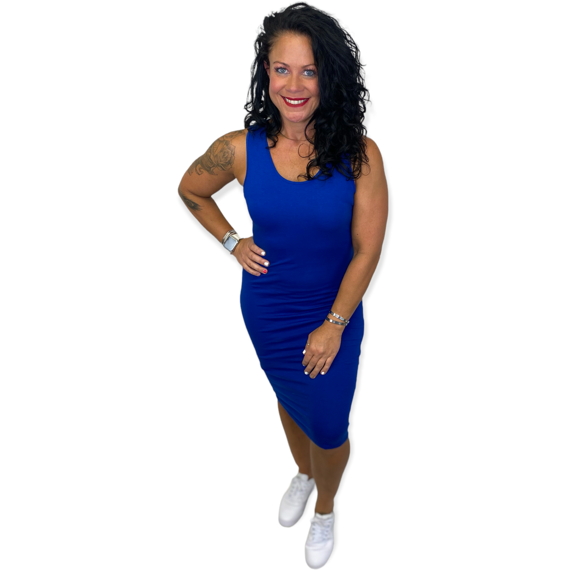 Just Color Midi Dresses - Changing Room Boutique